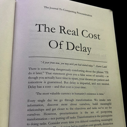 Don’t Leave It Till Later: The Anti-Procrastination Journal (E-Book)